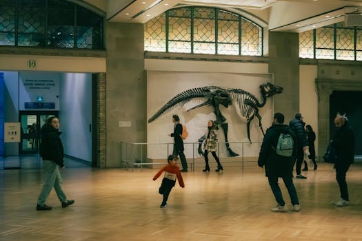 Interactive exhibit displaying Las Vegas history