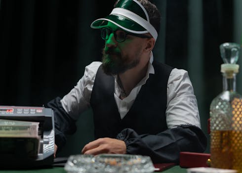 Vintage Casino Scene