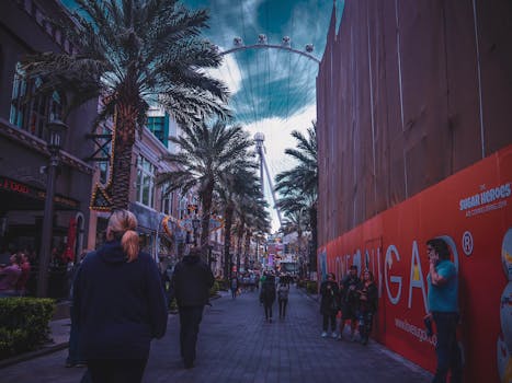 Modern-day Las Vegas Strip